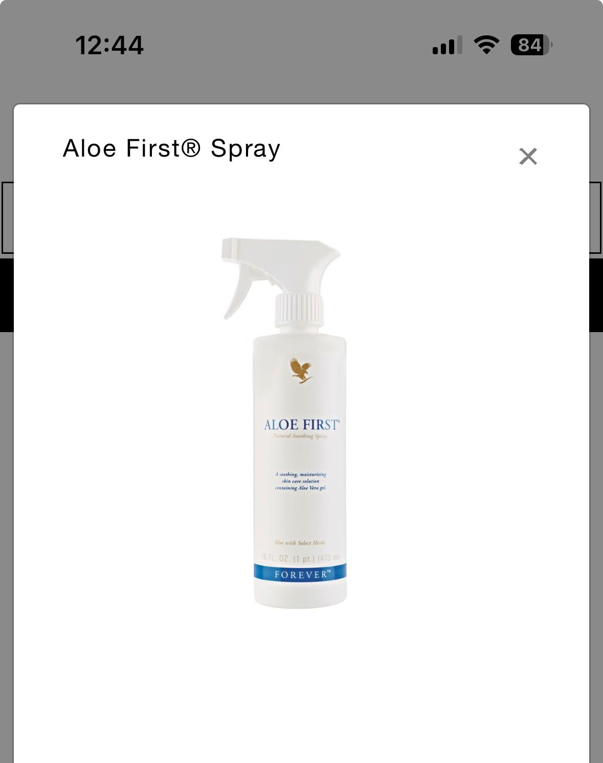 Aloe First Spray