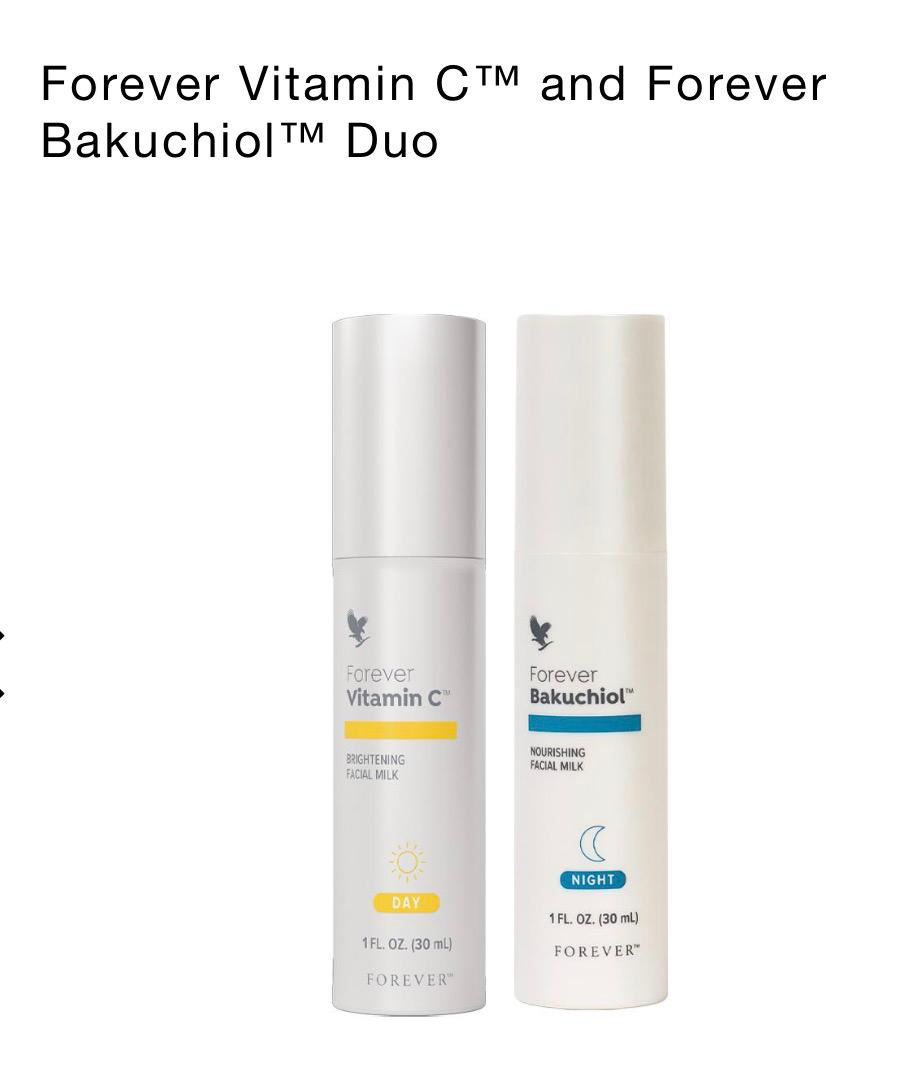 Forever Vitamin C and Forever Bakuchiol Duo